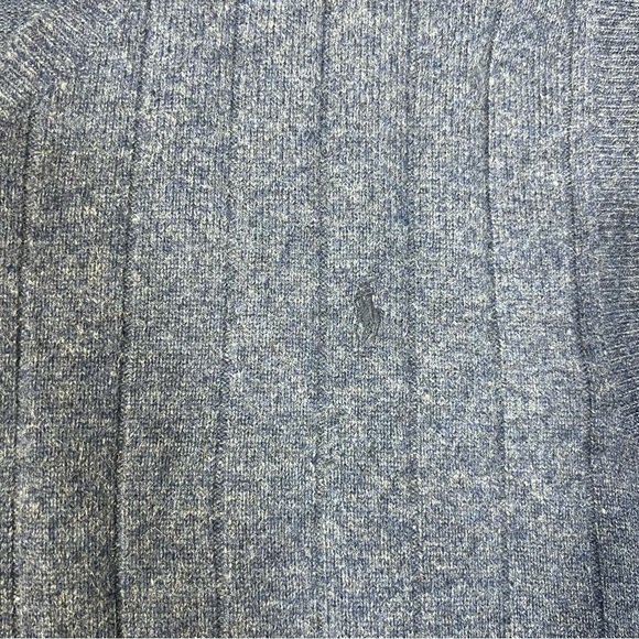 Polo Ralph Lauren Blue Lmbs Wool V-Neck Sweater Vest, Men’s XXL - Picture 3 of 7